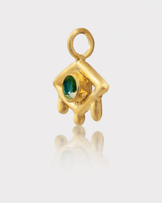 Good Juju Charm - Green Quartz | Gold