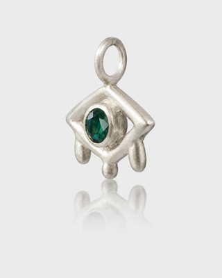 Good Juju Charm - Green Quartz | Silver