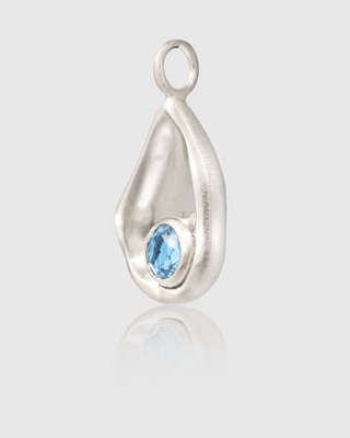 Intuition Charm - Blue Topaz | Silver