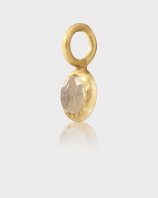 Glimmer Charm - Moonstone | Gold