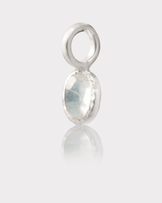 Glimmer Charm - Moonstone | Silver