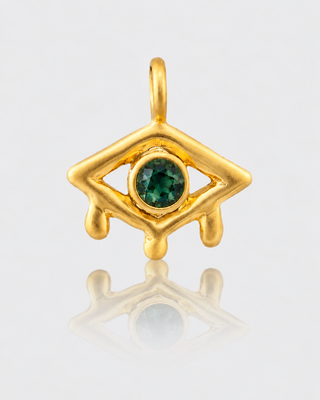 Good Juju Charm - Green Quartz | Gold