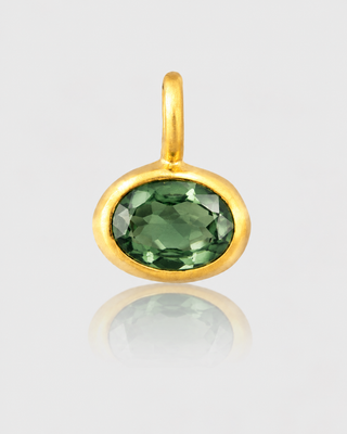 Epiphany Charm - Green Quartz | Gold