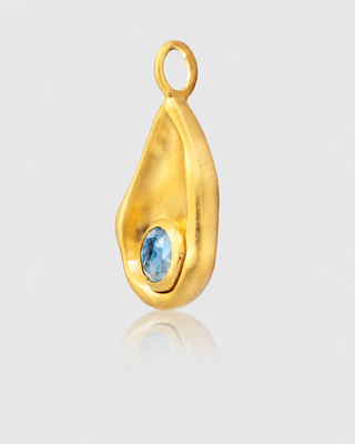 Intuition Charm - Blue Topaz | Gold