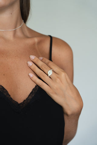 Good Juju Signet Ring - Moonstone