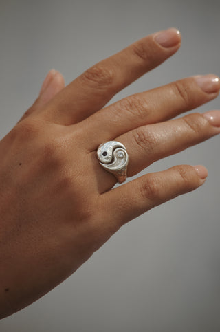 Jewelry Yin Yang Wedding Rings Yin Yang Ring GoodStone