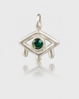 Good Juju Charm - Green Quartz | Silver